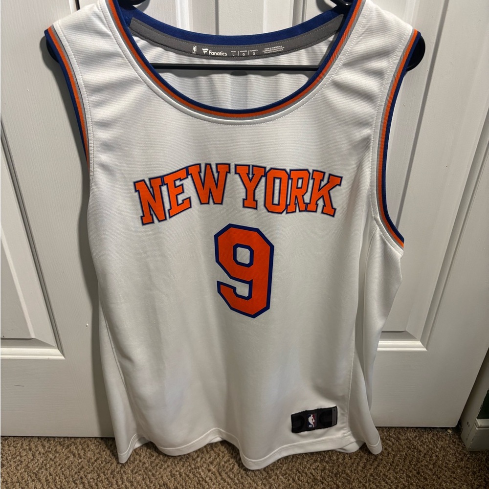 RJ Barrett White and Orange Basketball Jersey